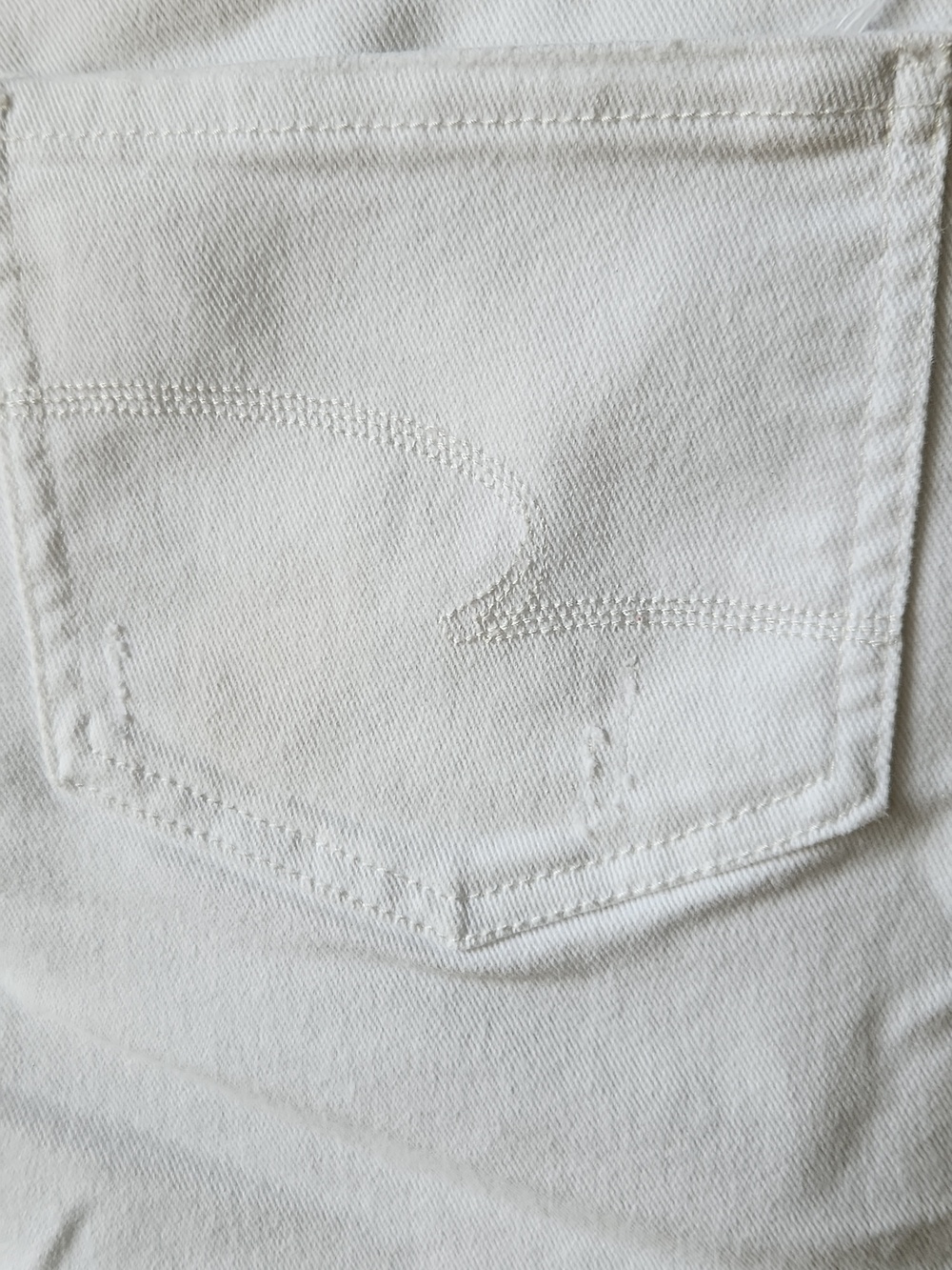 Plus 16 White Denim Shorts fringe‎ BOHO - Picture 7 of 14
